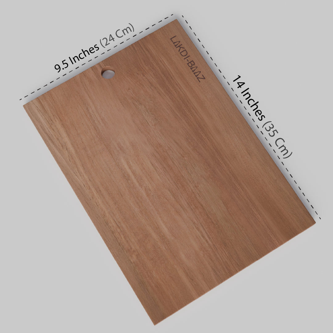 Buy Lakdi Baaz | Wooden Cutting Board made from Anti Bacterial Neem Wood