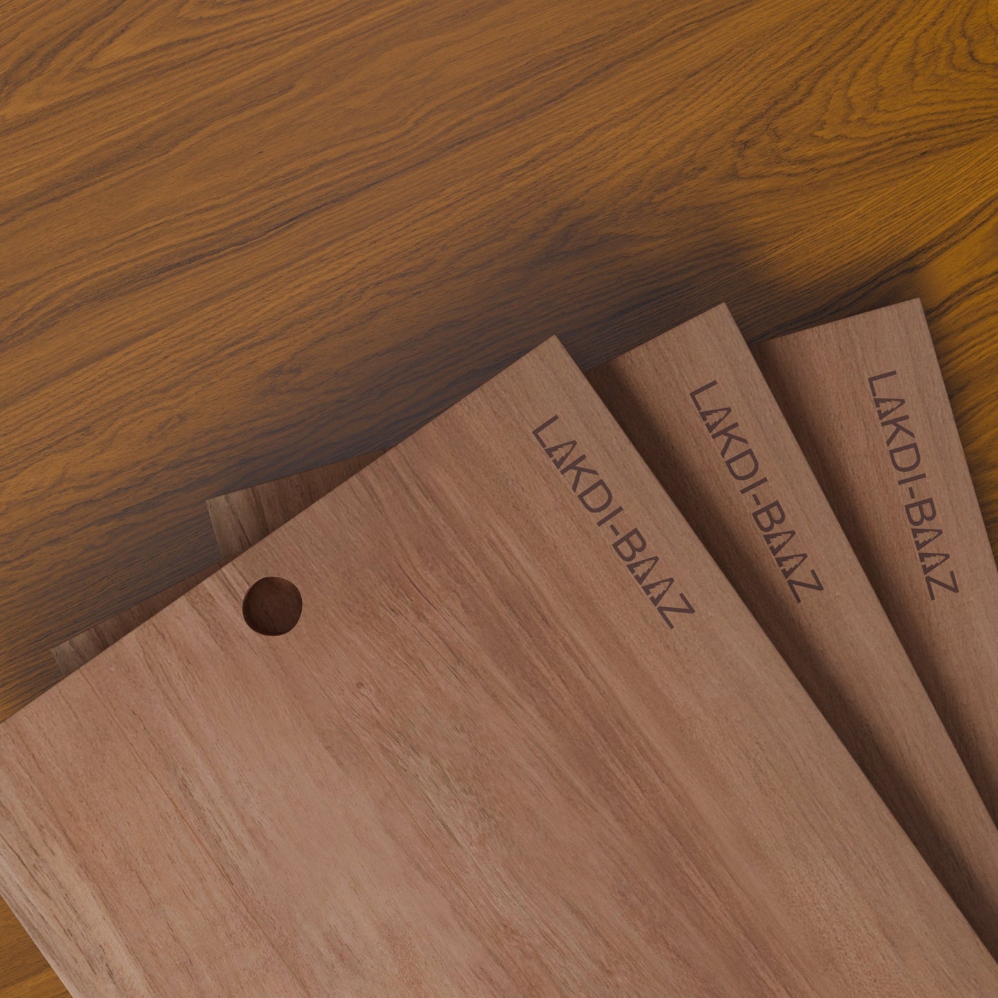 Buy Lakdi Baaz | Wooden Cutting Board made from Anti Bacterial Neem Wood