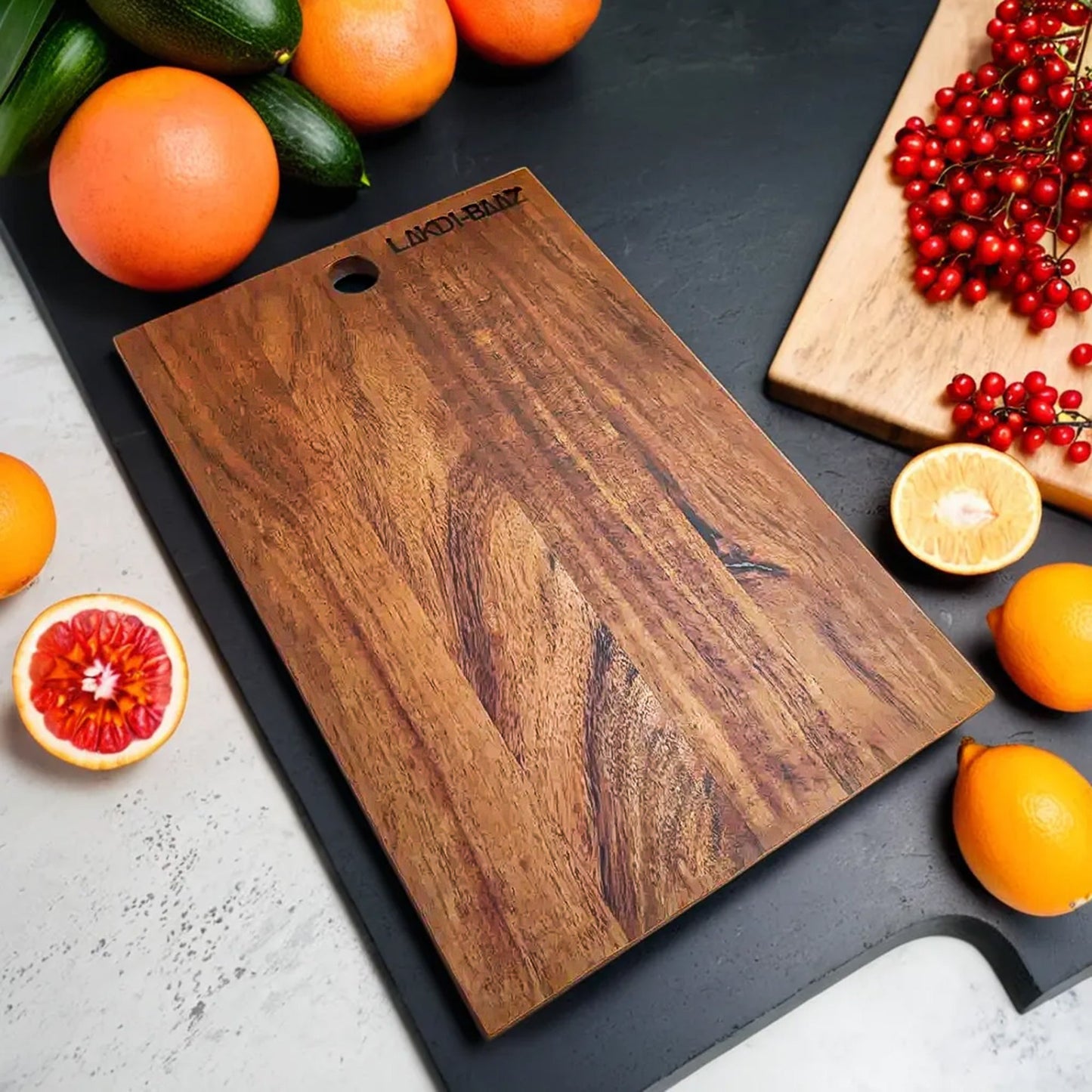 Buy Lakdi Baaz | Wooden Cutting Board made from Anti Bacterial Neem Wood