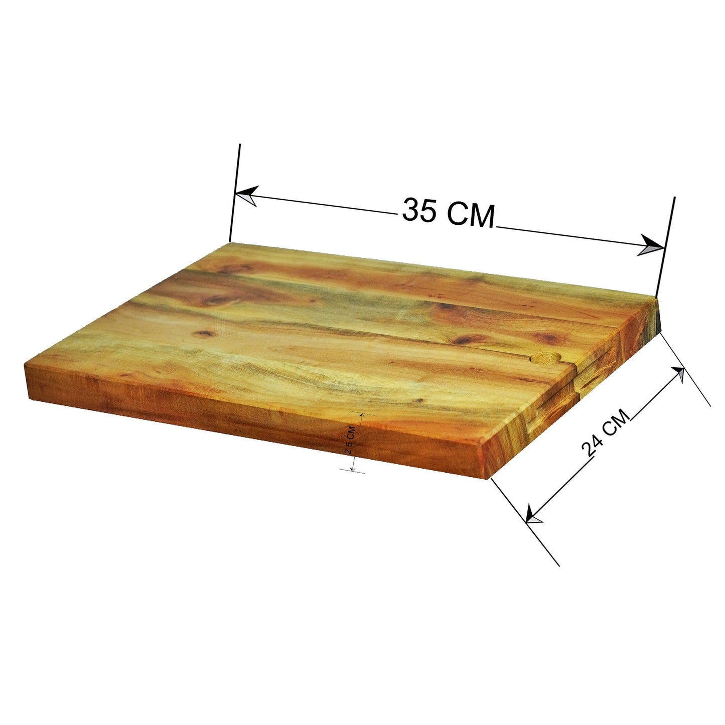 Buy Lakdi Baaz | Wooden thick Cutting Board made from Natural Neem Wood