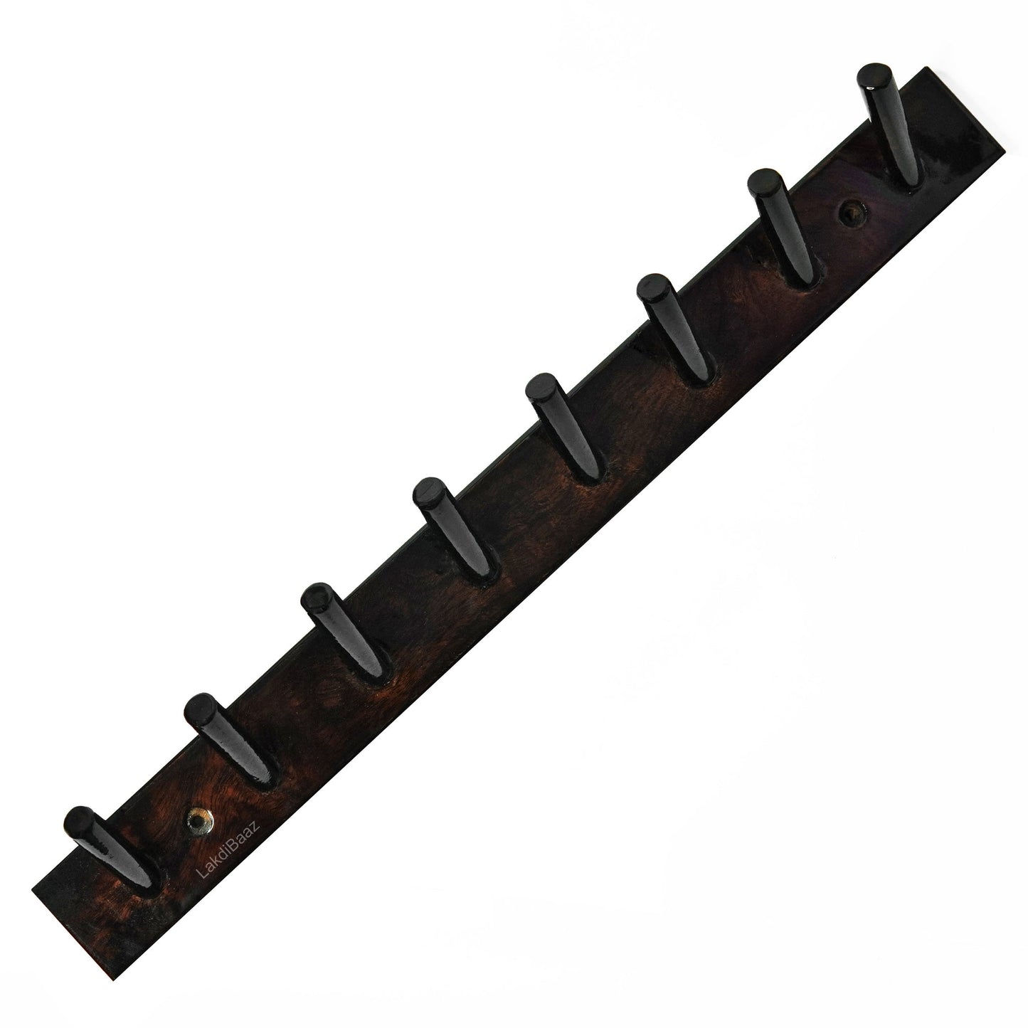 Buy Lakdi Baaz | Luxury Wooden Wall Hook Coat Hanger 8 point (2 Pc)