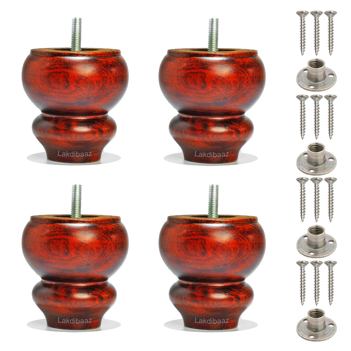 Buy LakdiBaaz Luxury Wooden Sofa Leg Furniture Sofa Chair Legs Teak