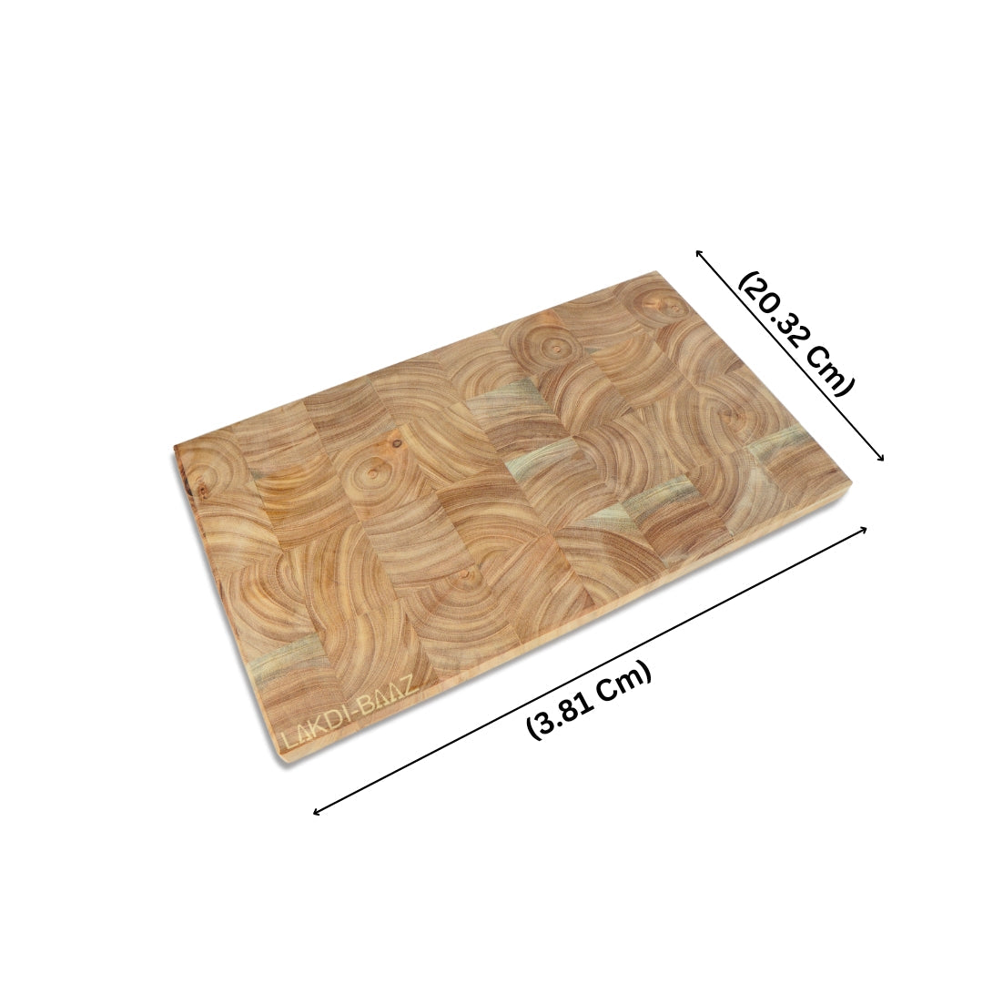 Buy Lakdi Baaz | Wooden Endgrain Cutting Board made from Natural Neem Wood