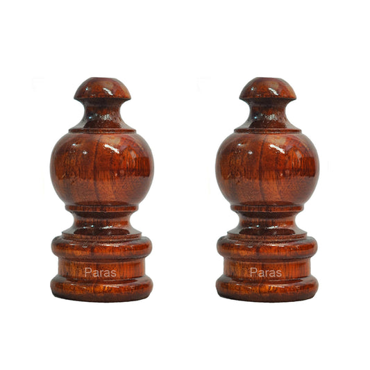 Buy Paras Wooden Curtain Finials