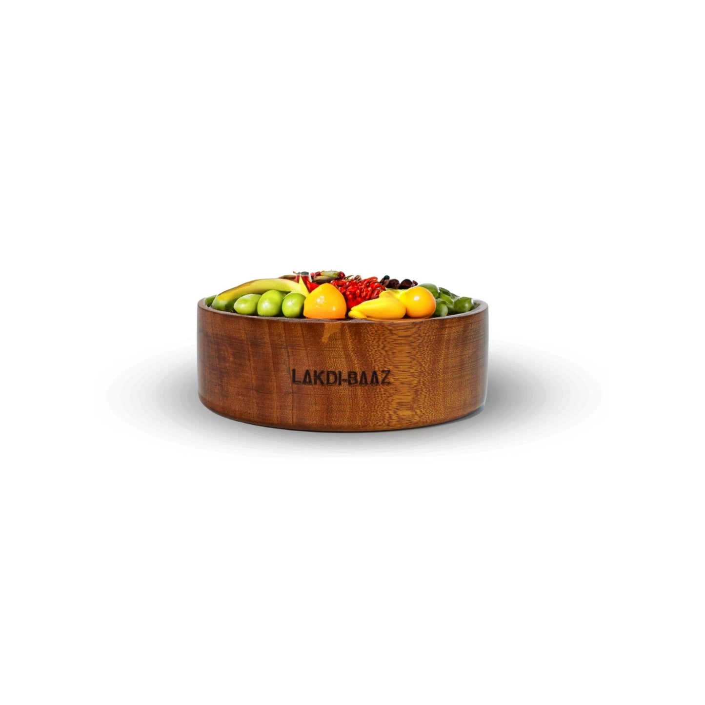 Buy Natural Non Toxic Wooden Bowl for Salad Made From Neem Wood No Color Used 1000ml 8inch/20cm Teak