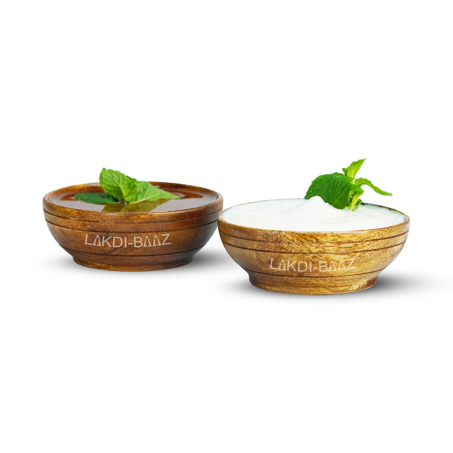 Buy Natural Non Toxic Wooden Bowl Snack Serving Bowl Made From Neem Wood No Color Used 6 PC Teak