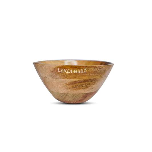 Buy Natural Non Toxic Wooden Bowl Snack Serving Bowl Made From Neem Wood No Color Used 1PC Natural