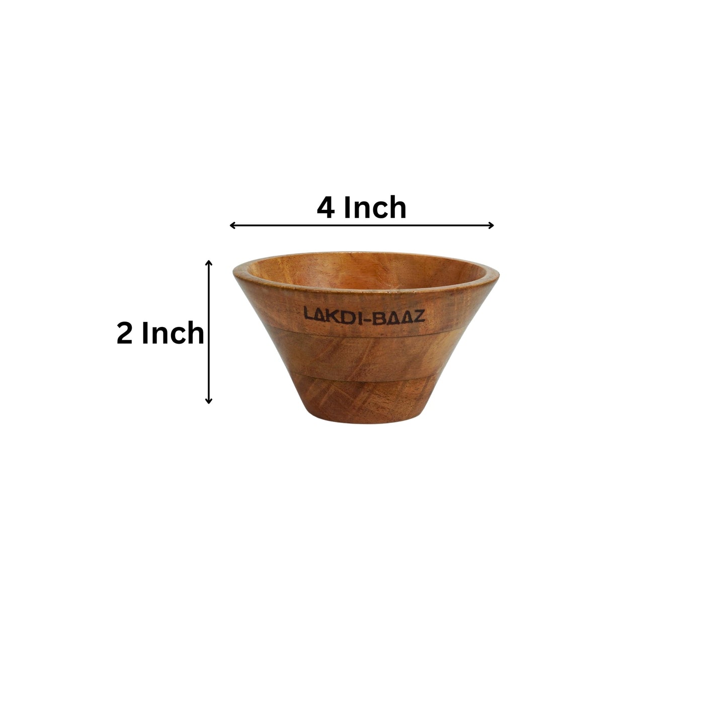 Buy Natural Non Toxic Wooden Bowl Snack Serving Bowl Made From Neem Wood No Color Used 1PC Teak