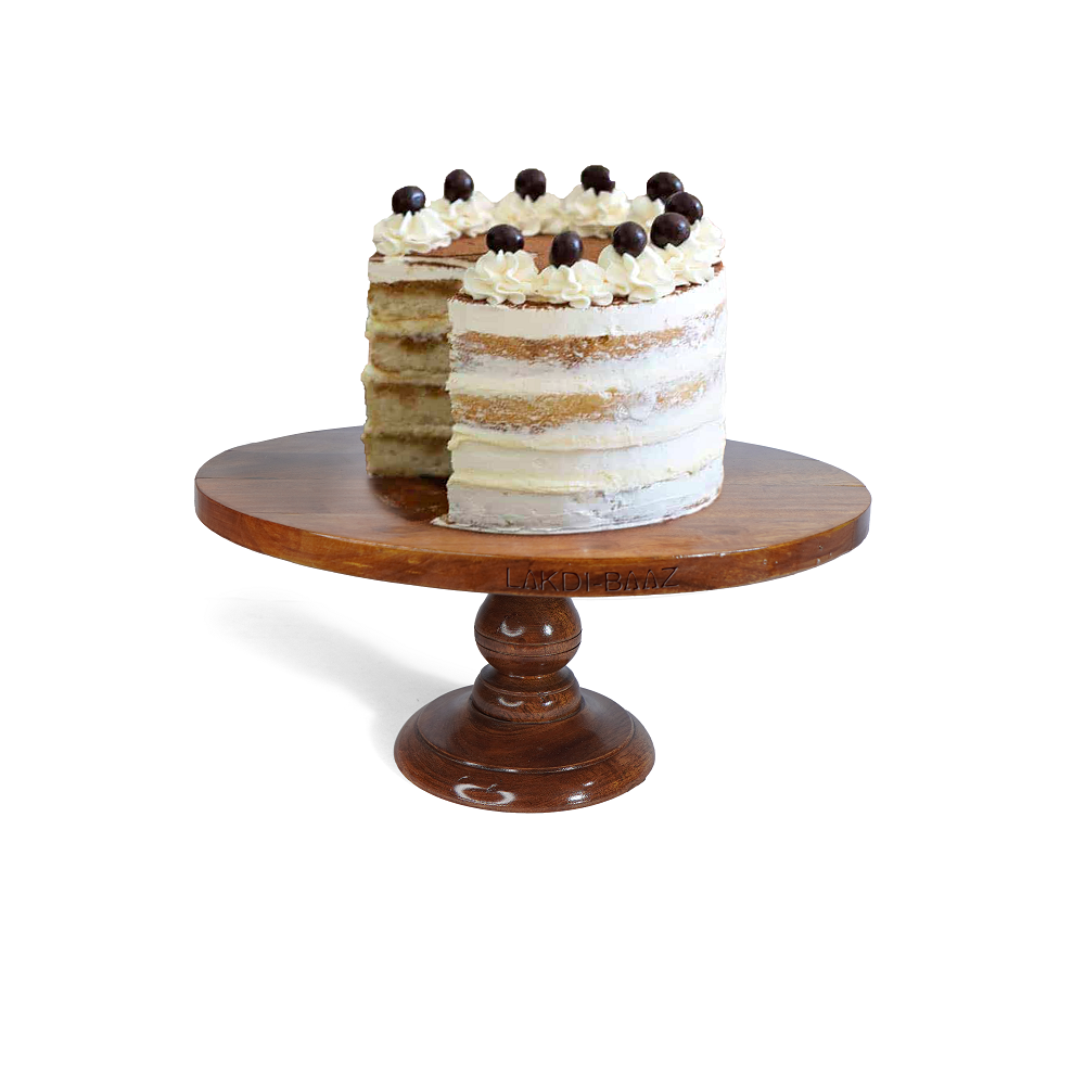 Buy Lakdi-Baaz| Premium Wooden Cake Stand