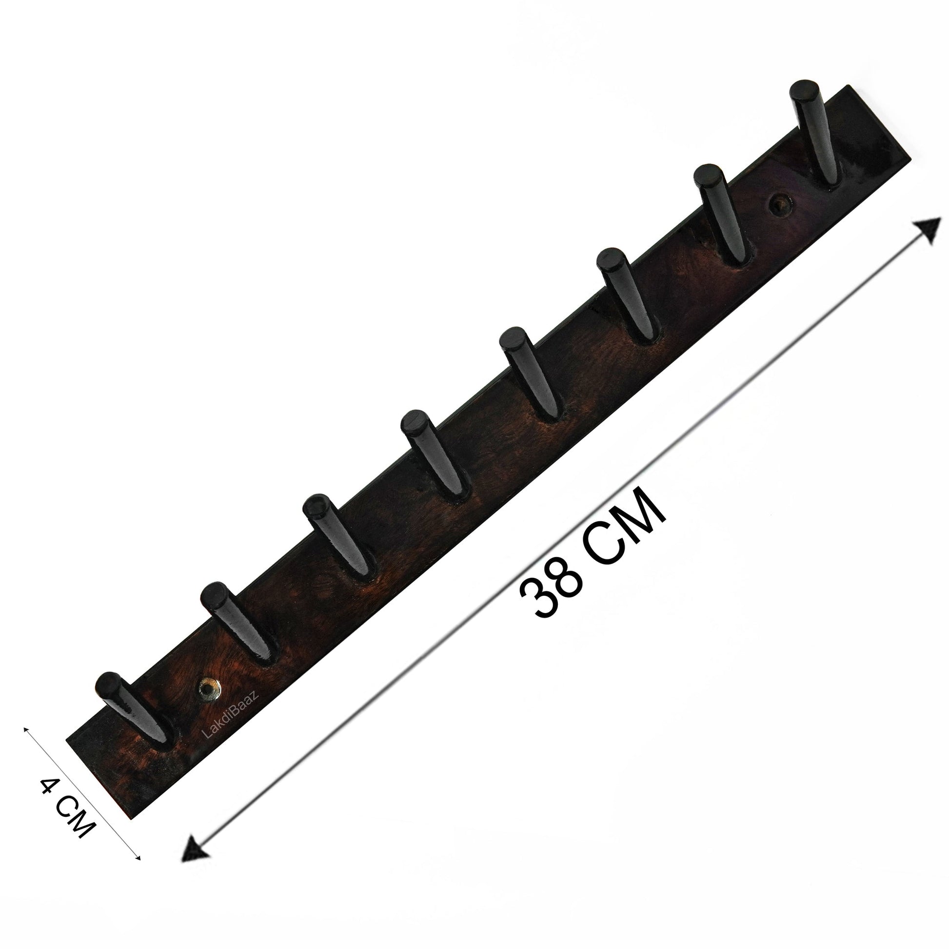 Buy Lakdi Baaz Luxury Wooden Wall Hook Coat Hanger point (1 Pc)