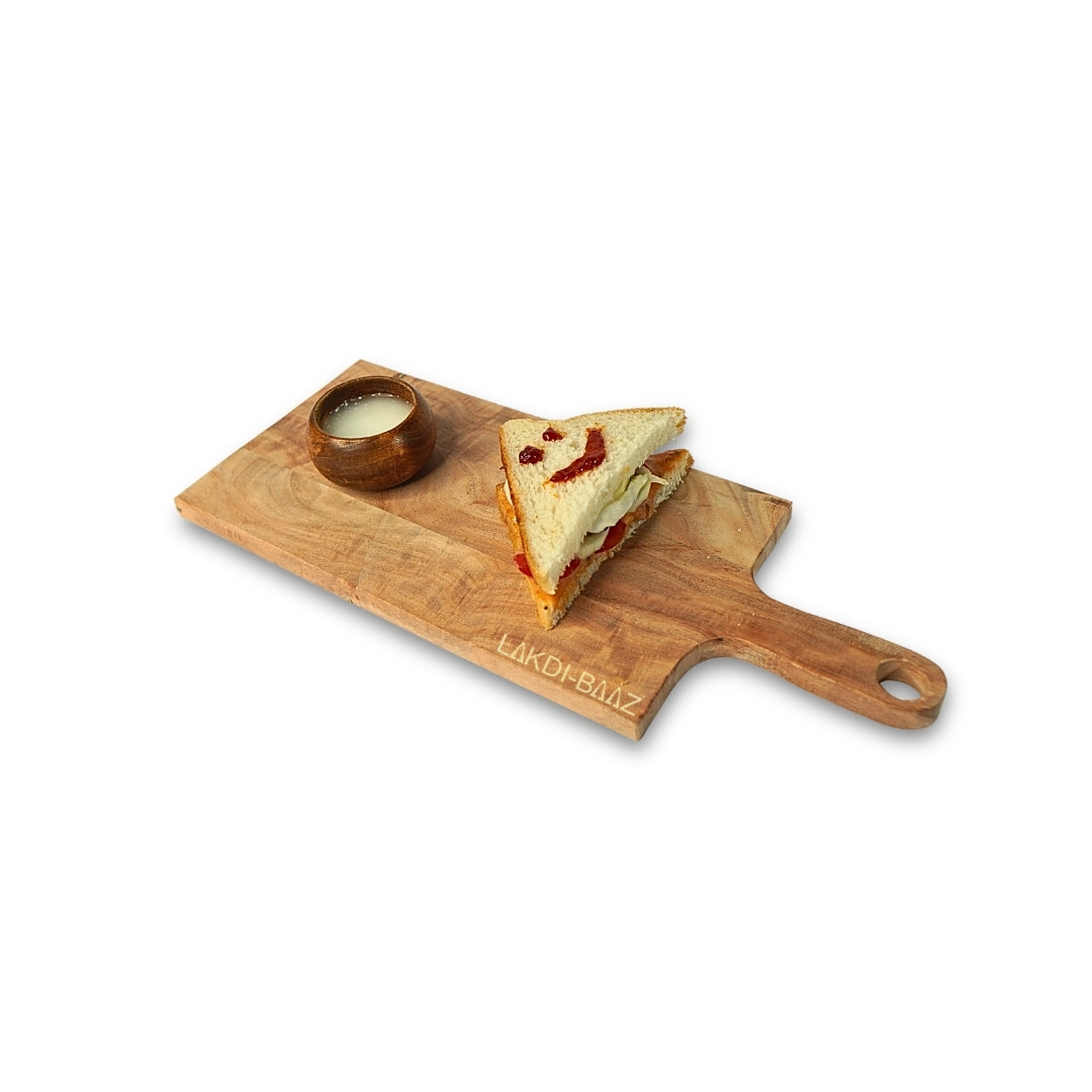 Buy Lakdi-Baaz| Premium Wooden Platter Square Cutting Board Serving Board  Chopping Board