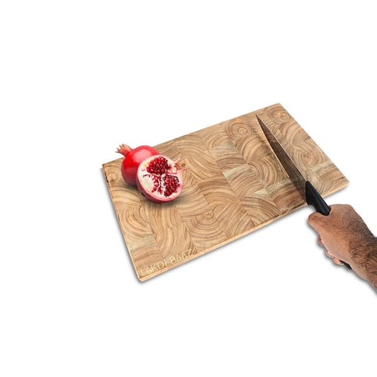 Buy Lakdi Baaz | Wooden Endgrain Cutting Board made from Natural Neem Wood