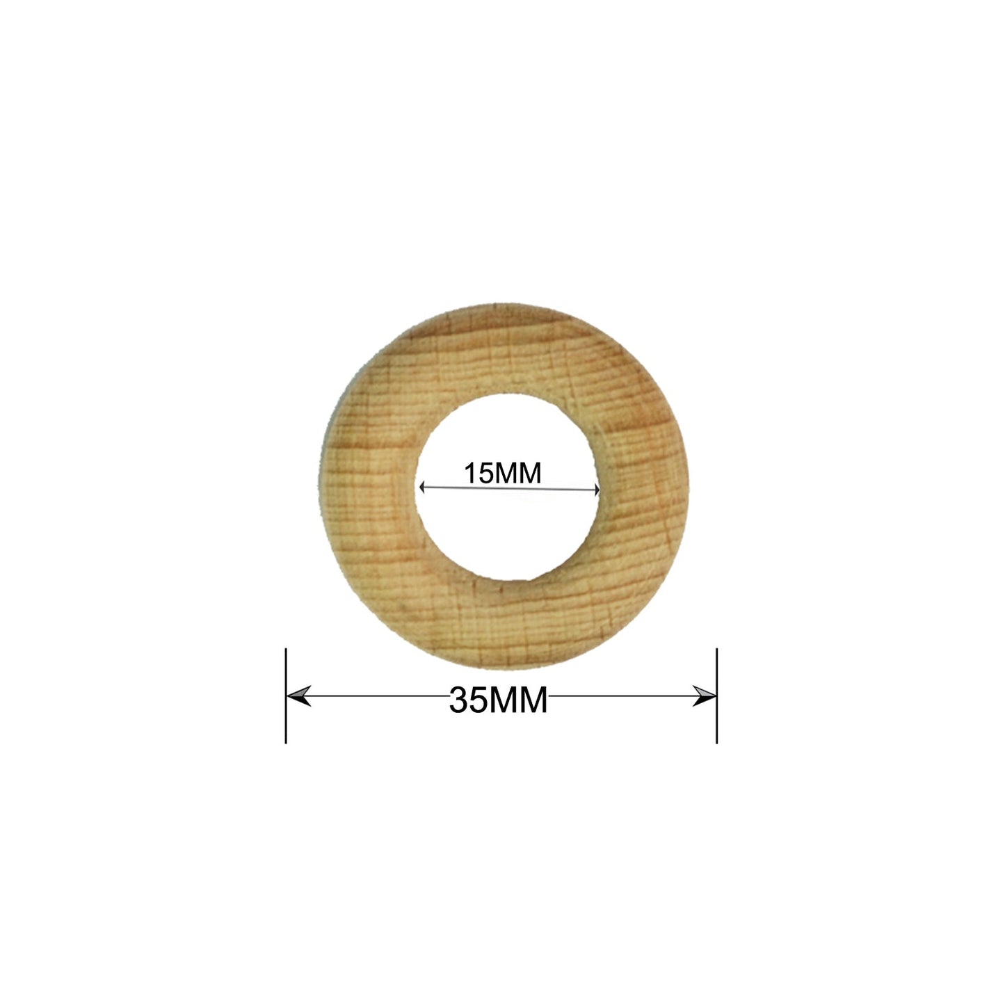 Buy Lakdi Baaz | Wooden Rings 35 MM 10